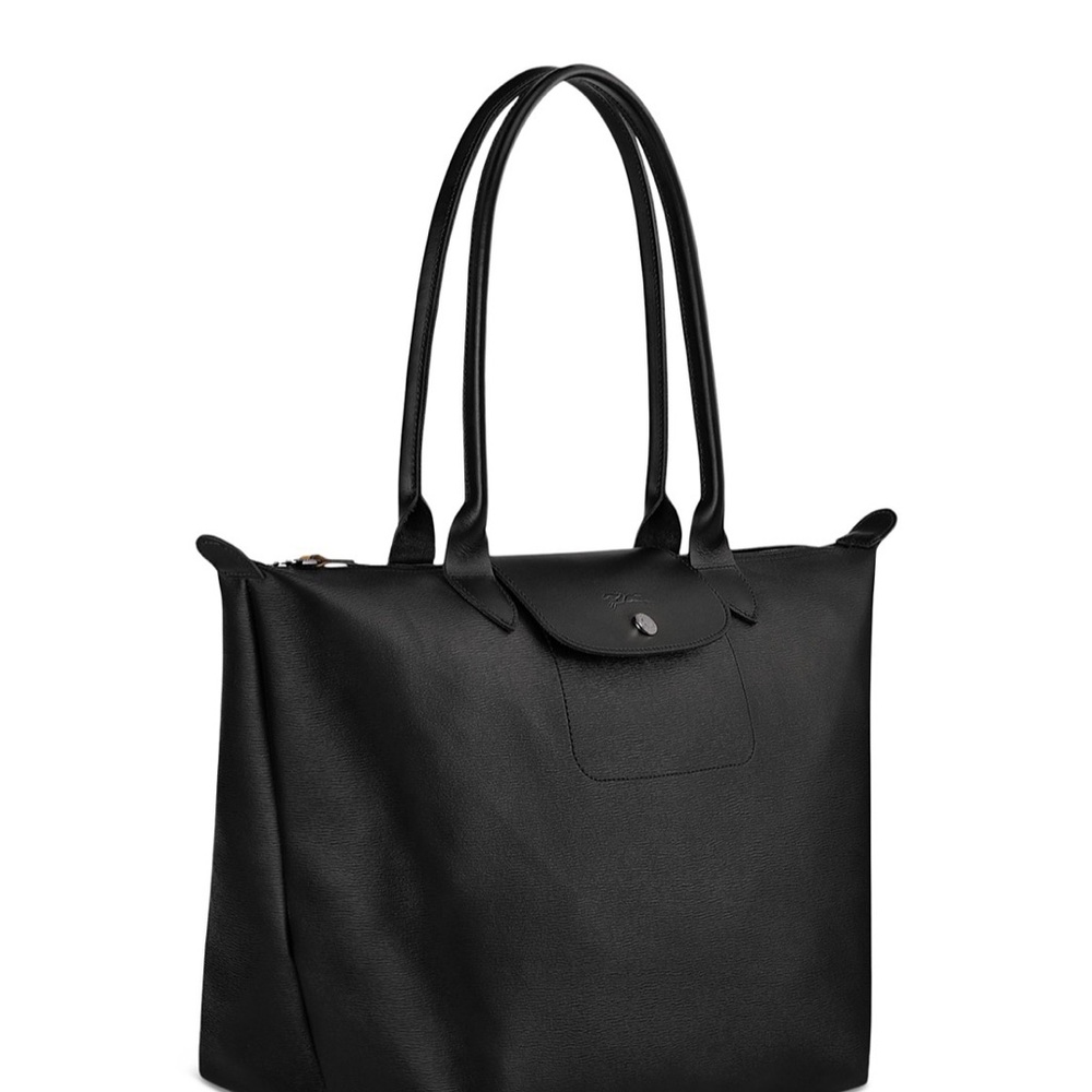 Longchamp City Tote coated canvas